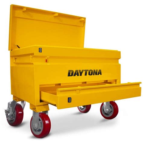 metal site tool box|site storage box on wheels.